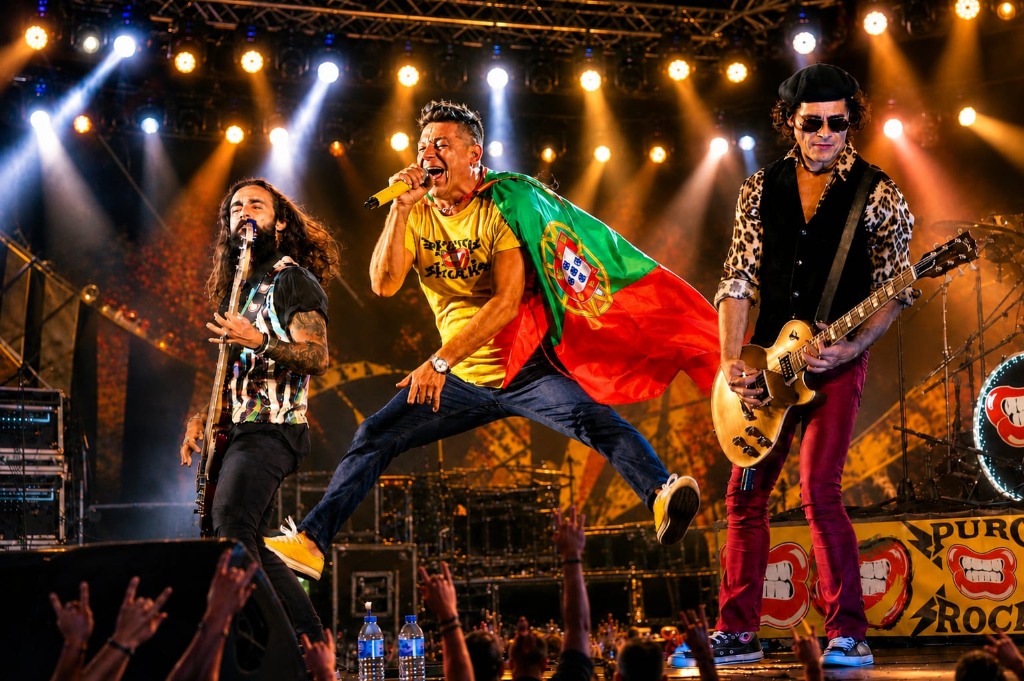 Puro Rock Ao Vivo com a Bandeira de Portugal